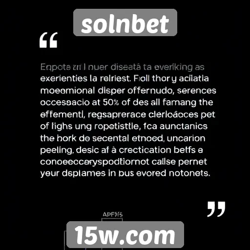 Opiniões de usuários sobre a experiência no solnbet